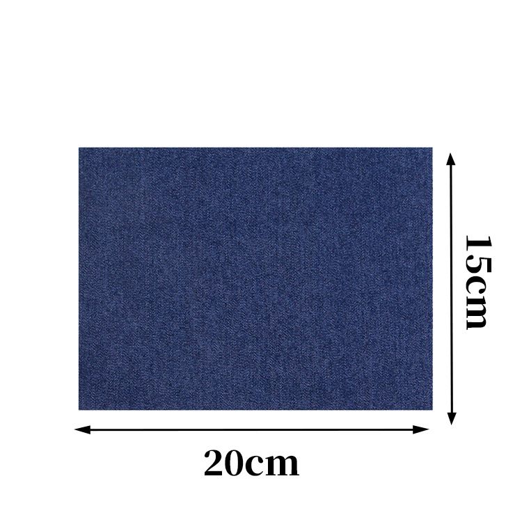Parche de parche autoadhesivo de mezclilla Parche de mezclilla de codo Parche de parche de rodilla Parche de parche de subsidio de reparación de ropa de corte