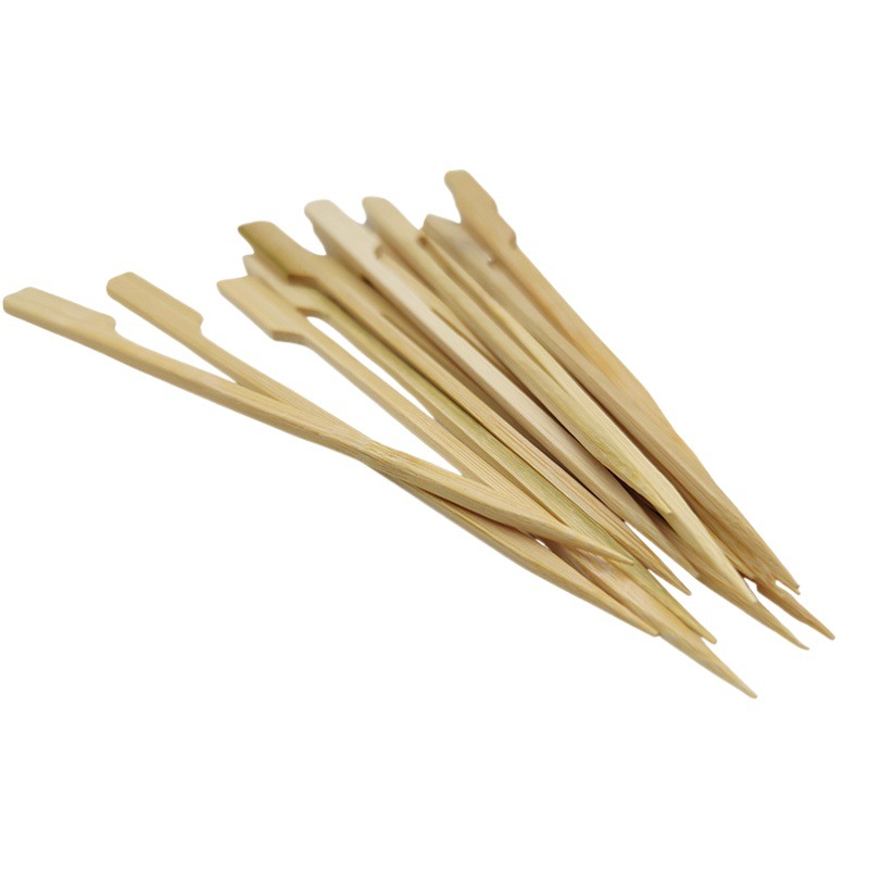 Fábrica de pinchos de hierro desechables Guandong hervida picante pinchos calientes barbacoa palo azúcar Calabaza palo de bambú palo de fruta