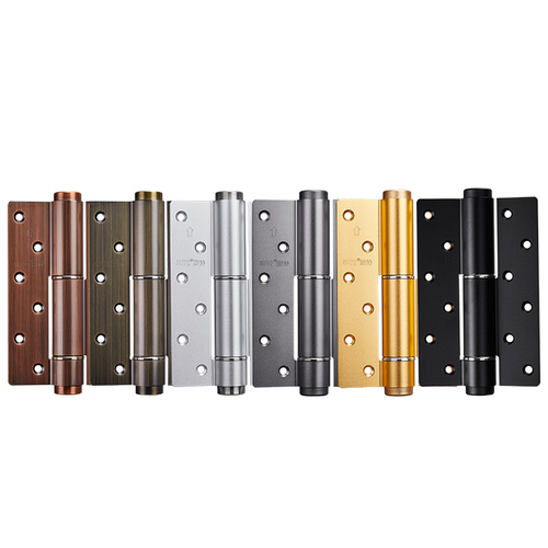 Hydraulic hinge buffer automatic closing spring wooden door silent rebound positioning invisible door self-closing leaf hinge