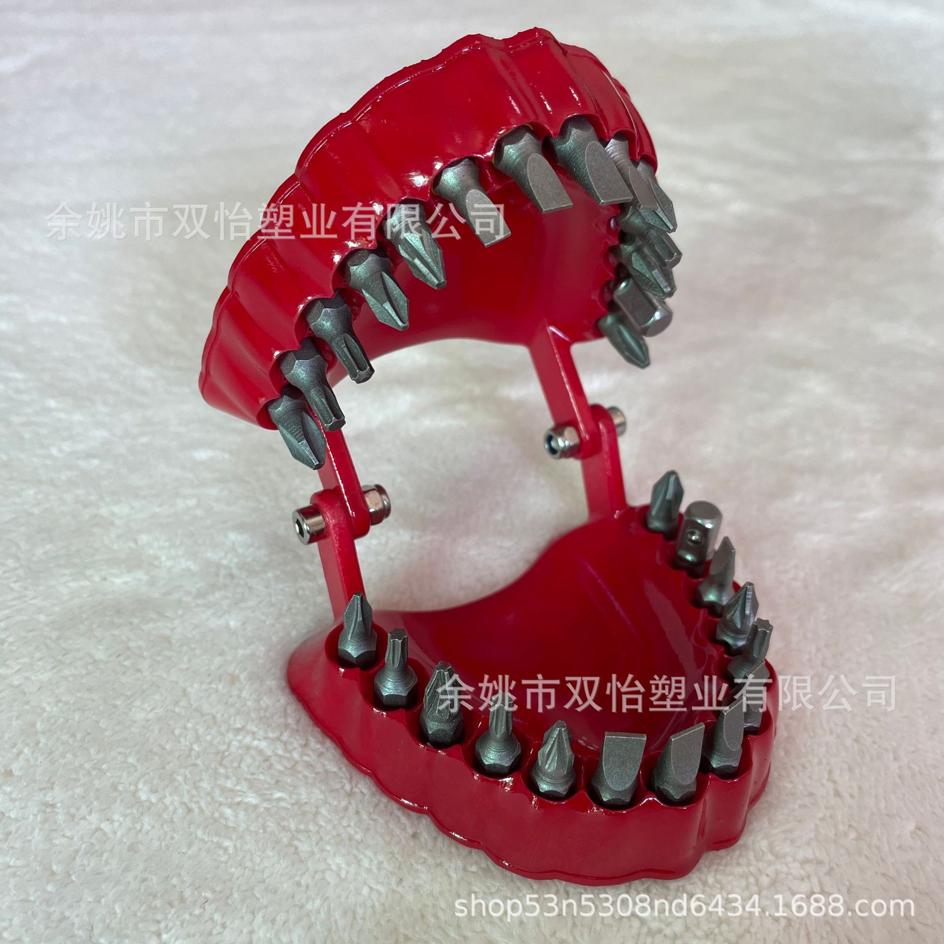 Transfronterizo caliente dentadura taladro bit titular diente modelado destornillador adornos