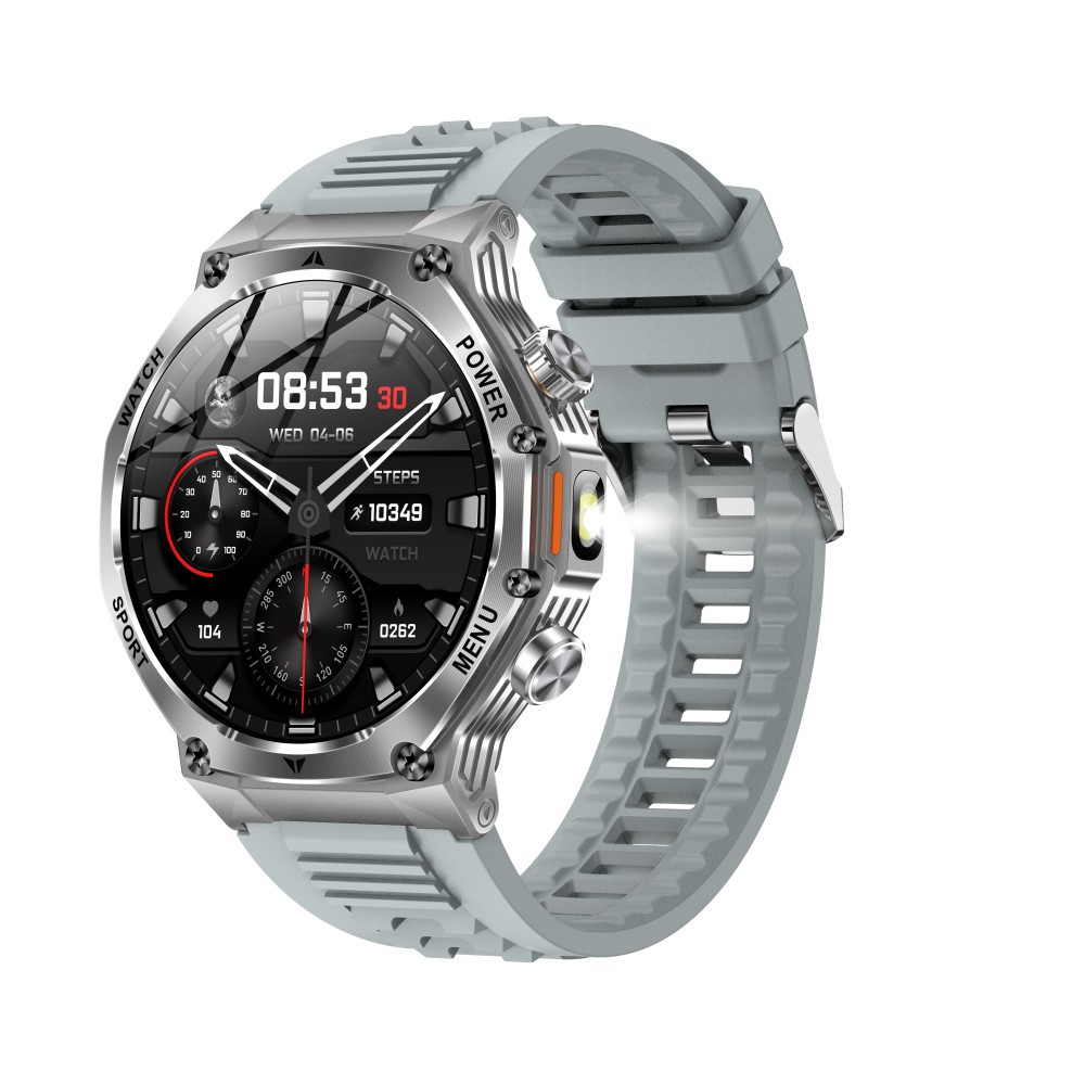 AK82 transfronterizo reloj inteligente Bluetooth llamadas deportivas antorcha de frecuencia cardíaca a prueba de agua HD 800 mAh batería grande