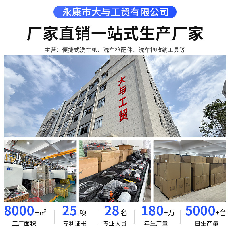 跨境专供洗车机便携式清洗机家用220v高压水枪大功率清洁机锂电|undefined