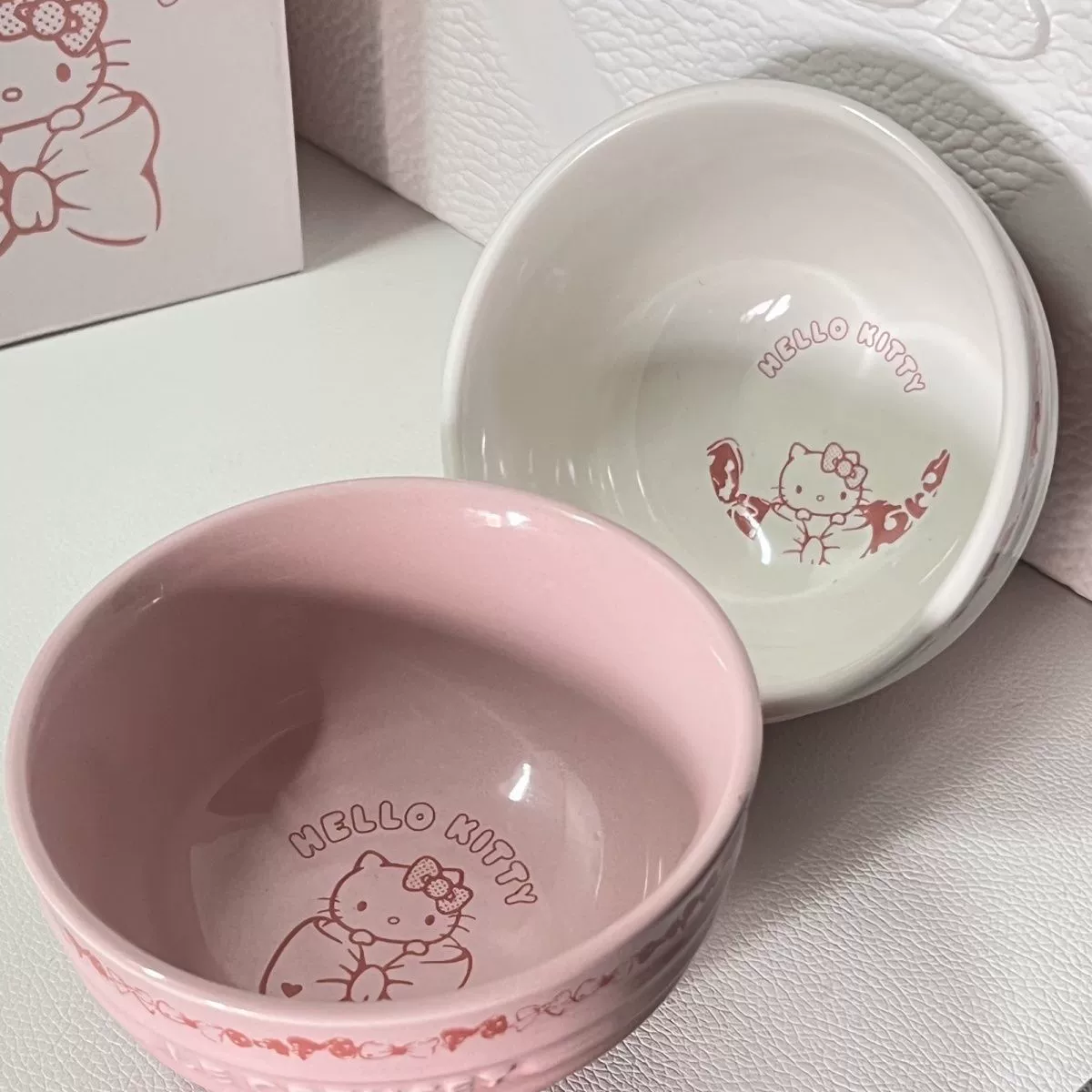 Hello Kitty керамическая миска милая бытовая миска рисовая миска десертная миска завтрак миска мультик Санлио суставная миска