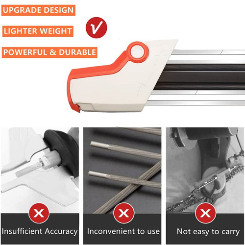 Chain saw oil lubrication saw handle mini electric grinding head file oil chain saw electric grinding accessories manual chain grinding file