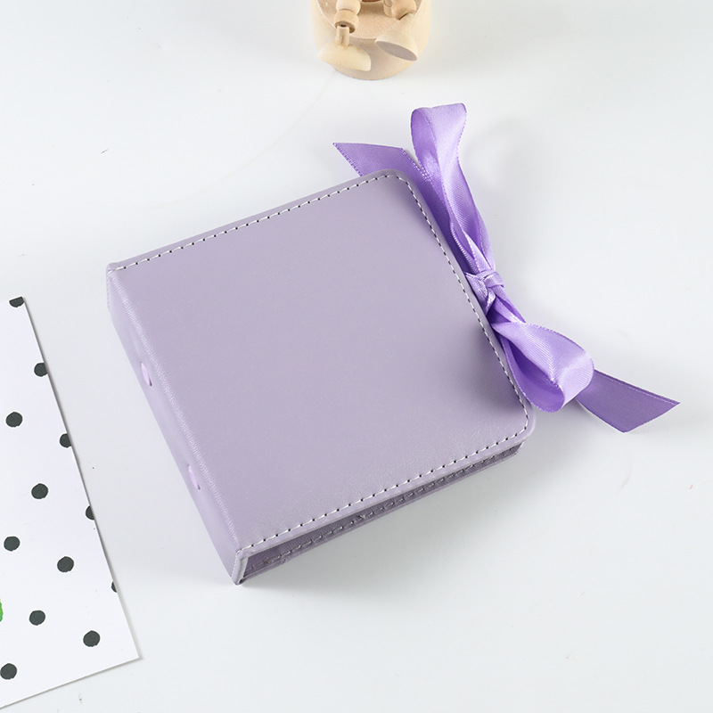 Carpeta de hojas sueltas mini con correa de arco de cuero – para álbumes de fotos y colecciones, venta al por mayor.