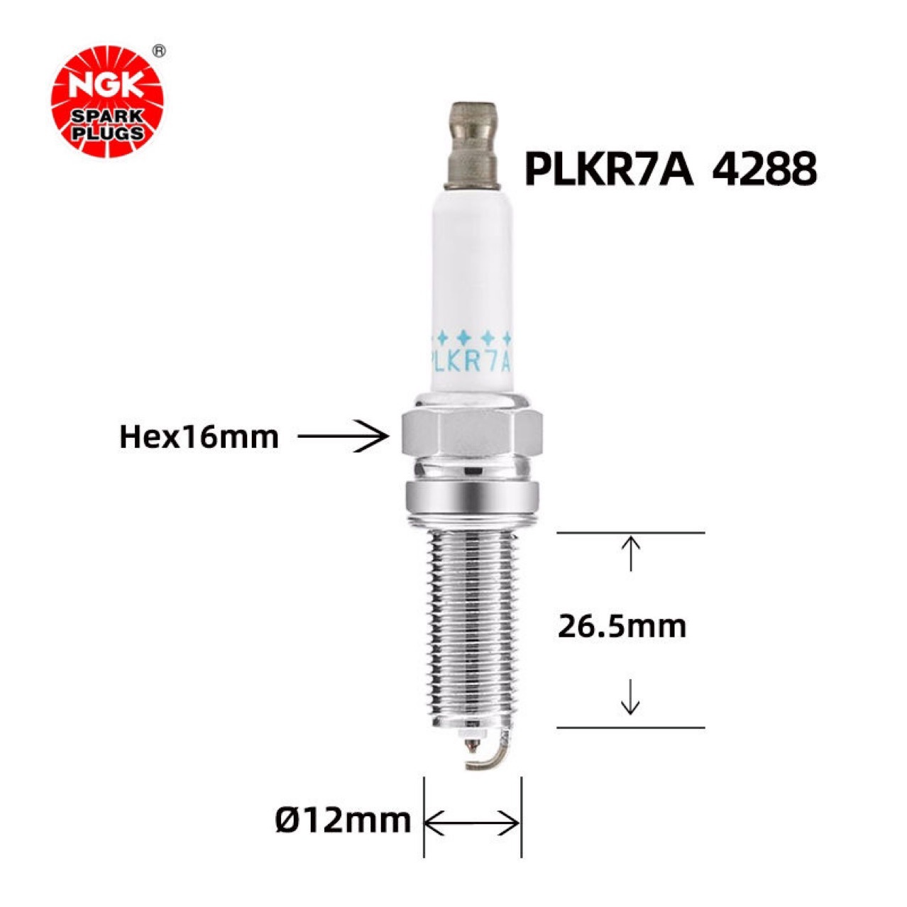 Original NGK Double Platinum Spark Plug IPLKR7A 4288 for E350 GL450 ML350