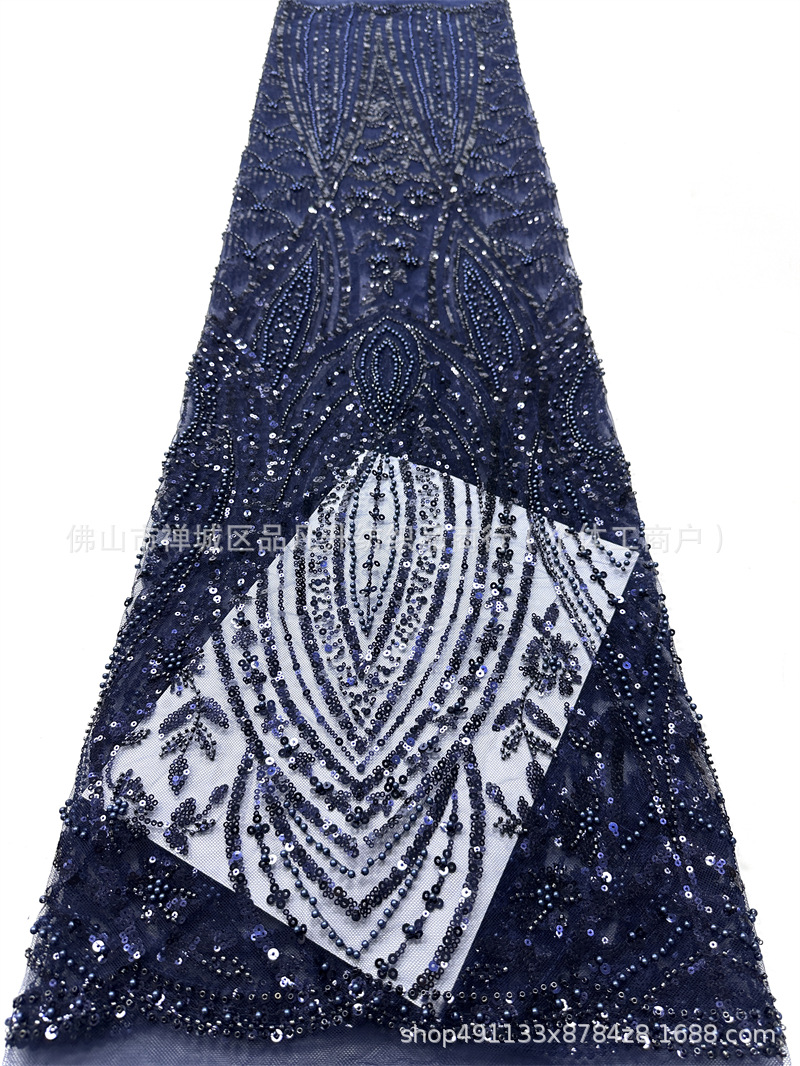 Inventario de bordado de cuentas de lenteja estilo retrógrado francés vestido de boda vestido image 12