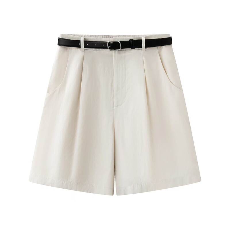 In Stock 2026 Summer New Style Elegant Workwear Style Cool Lyocell Linen Casual Shorts 5H4951452-1 In Stock 2026 Summer New Style Elegant Workwear Style Cool Lyocell Linen Casual Shorts 5H4951452-1