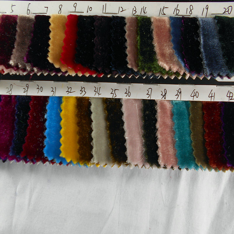 真丝丝绒 加厚真丝乔绒活性环保染色布 梭织立绒时装外套家纺面料