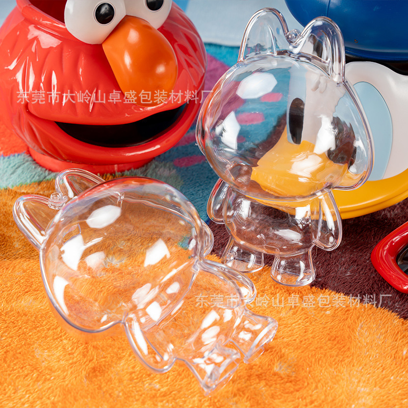 Dimooエナメル人形バッグlabubu人形防塵保護カバー泣き人形高透明アクリル保護ケース|undefined