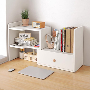 Desktop Bookshelf Desktop Storage Rack Desk Storage Rack Dormitory Goodies Study Table Multi-Layer Small Shelf Layered Rack
