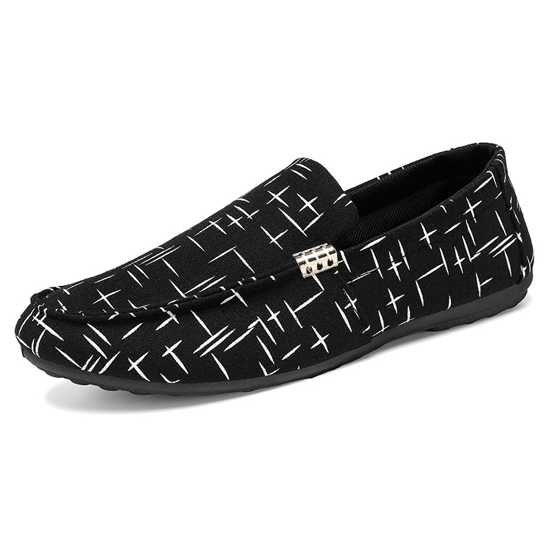 Zapatos para hombres, moda coreana, personalidad en línea, zapatos perezosos, zapatos británicos, zapatos casuales para hombres.
