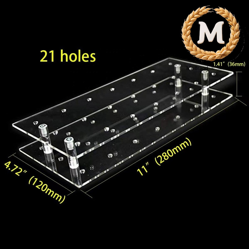 以防万一15孔透明亚克力蛋糕流行支架立方体风格糖果展示架