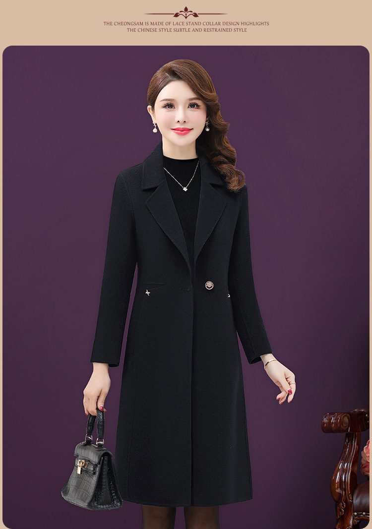 E9642 2670K ÁO KHOÁC NỮ XIAENHA DÀI QUÁ GỐI MÙA XUÂN THU ĐÔNG THỜI TRANG NỮ G06 SẢN PHẨM MỚI