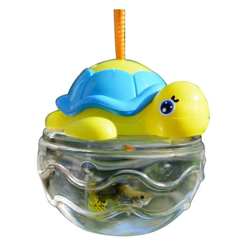 Стойка оптом QQ Рыбная бутылка киоск игрушки для родителей и детей игровой реквизит пластиковый Маленький Аквариум Черепаха бутылка QQ бутылка Медузы бутылка