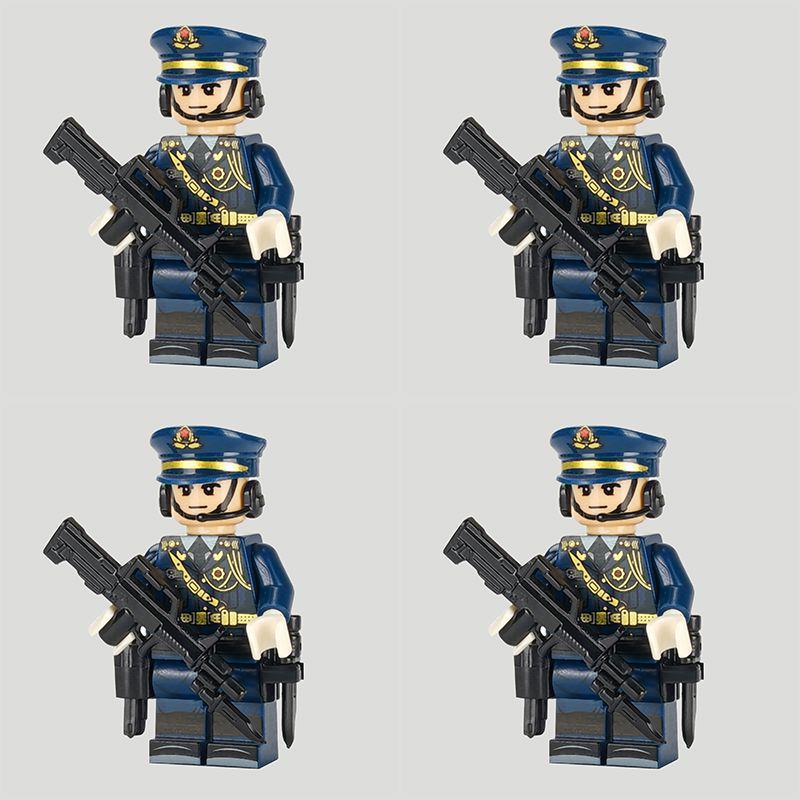 中国の積み木組み立て軍事ミニフィギュア特殊部隊警察武器男の子組み立ておもちゃレゴプラスチックと互換性あり|undefined
