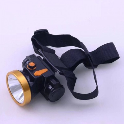 Go fishing Headlight Strong light charge LED Lithium Small headlights Night fishing outdoors patrol Camping Head mounted Flashlight