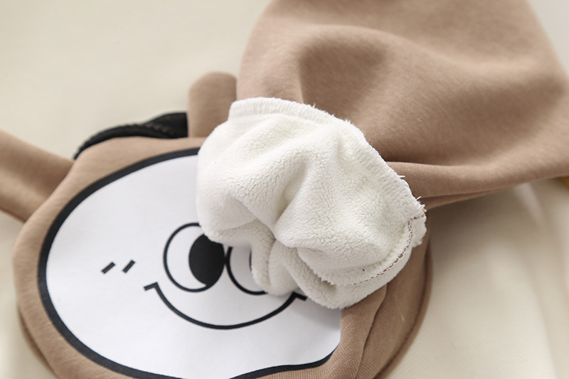 Vêtements pour garçons, style hiver avec manteau en coton épais en peluche, nouvel article 2024, gilet à capuche à blocs de couleurs pour bébé et enfant_voghion.com