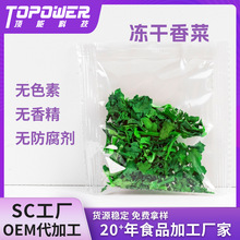 顶能科技厂家 专线代加工脱水香菜叶 冻干香菜碎 香菜干现货供应