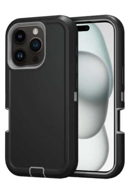 适用于iPhone16promax三防机器人手机壳外贸专供重防三合一手机壳|undefined