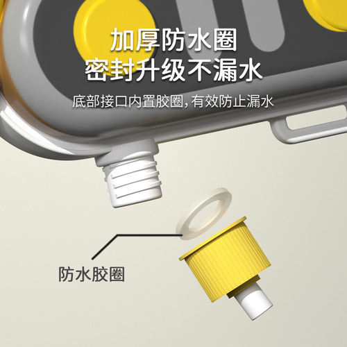 Children's cartoon backpack water gun water play beach toys pull-out water squirter Children's Day gift supply wholesale