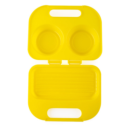 Microwave oven steamed egg box plastic soft boiled egg poached egg boiler round steamed sun egg omelet box Korean style