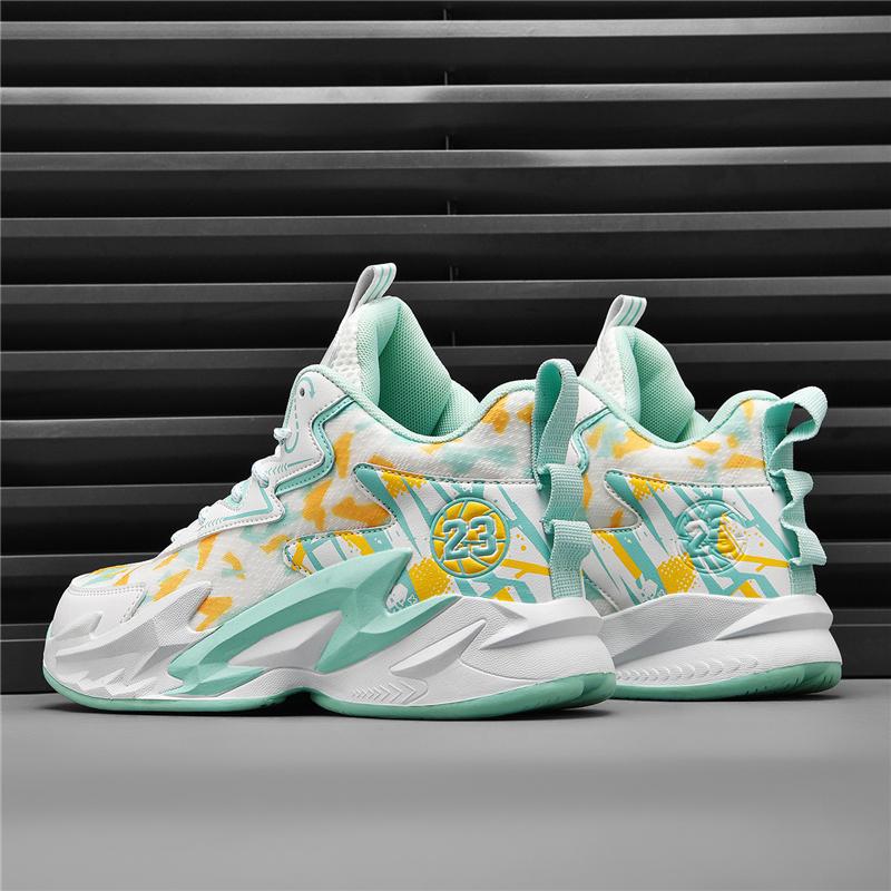 Zapatillas de Baloncesto de Caña Alta para Hombre Malla y TPR Transpirable para Pista image 6