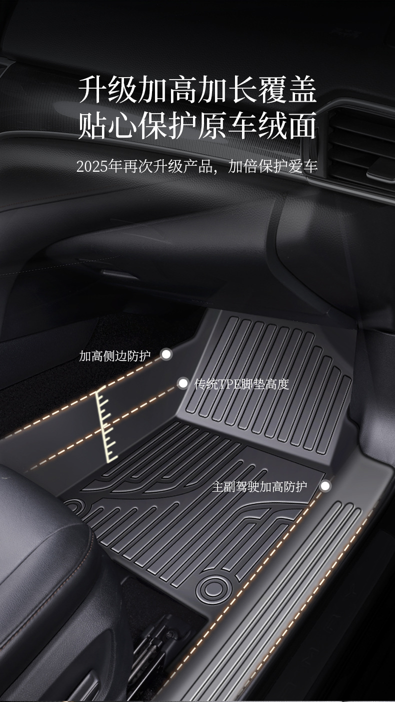 Suitable for Tpe Car Floor Mats Full Surround Blanket A4L Magotan Q5L Passat Camry Accord a
