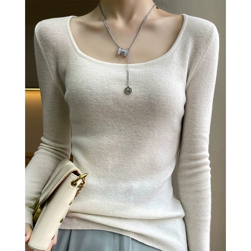 Серая трикотажная майка с глубоким вырезом для женщин, лето-осень 2025, новый стиль, элегантный топ премиум-класса