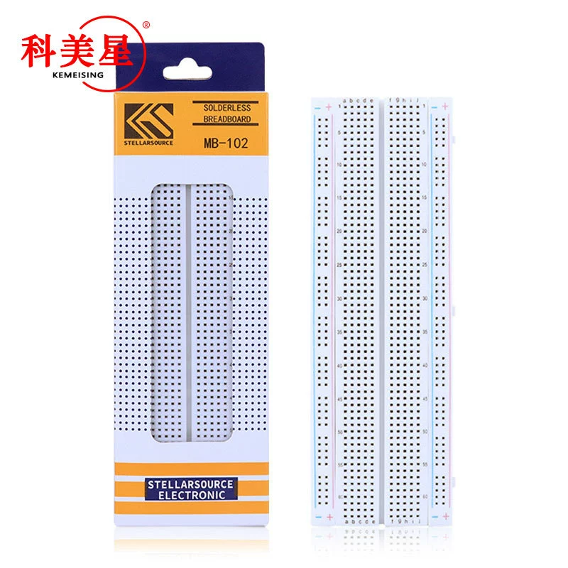 MB102 830 Hole high -quality bread board line board board experiment board universal plate 165x55x10mm