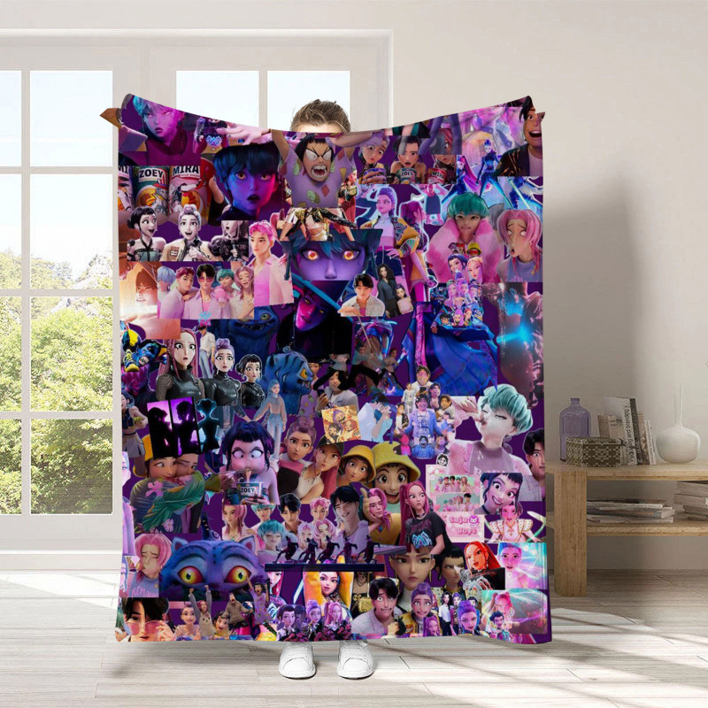 Explosiones transfronterizas de caza de brujas mantas de franela de comercio exterior Amazon mantas de cama gruesas mantas