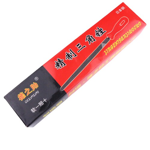 Manufacturer specializes in triangular files, triangular files, Taiwan Dezhizhu steel files, multi-functional fast travel street stall files