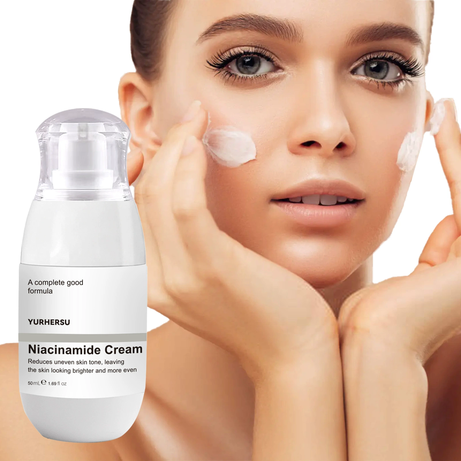 YURHERSU Никотинамидный крем освежающий увлажняющий крем Увлажняющий и укрепляющий осветляющий Никотинамид Сущность крем 50 мл