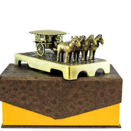 兵马俑铜车马摆件西安特色旅游纪念品中国风特色出国礼品送老外