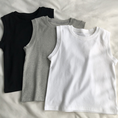 Simple and Elegant, Bra-Bottoming Body-Shaping Versatile Summer Tank Top for Women, Sleeveless Pure Color Base Shirt, Can Be Worn as a Top with a Straps