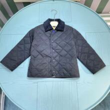 高端童装2024冬季新款男女童长袖刺绣+风衣防风外套 刺绣保暖外套