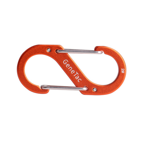 Winning No. 2 8-character buckle Aluminum alloy 6061 outdoor S-shaped bidirectional mountaineering buckle backpack quick hook camping hook 