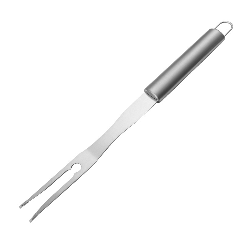 Juego de utensilios para hornear de acero inoxidable, herramienta de combinación de barbacoa, juego de barbacoa BBQ esencial para exteriores, juego de utensilios para hornear