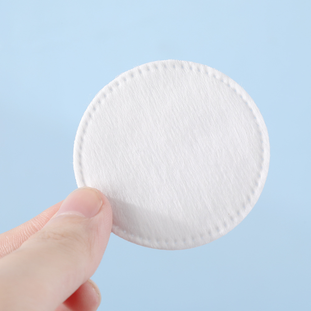 algodón de maquillaje redondo de dibujos animados húmedo desechable especial de absorción de agua húmedo algodón de maquillaje doméstico sin desprendimiento de la piel