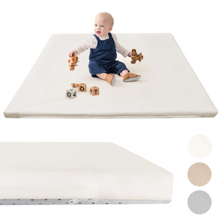 Removable Pu Waterproof Floor Mat Living Room Kidsren's Crawling Mat Early Education Center Game Fence Mat Thickeneded Sponge Mat