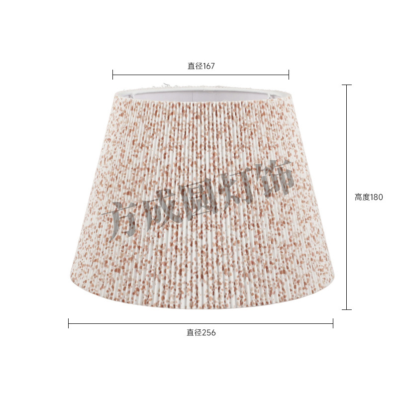 Pantalla de lámpara de parche plano plisado, pequeña lámpara de mesa de tela de dormitorio floral fresca, pantalla de lámpara, lámpara de pie de hotel, accesorios de carcasa de pantalla de lámpara