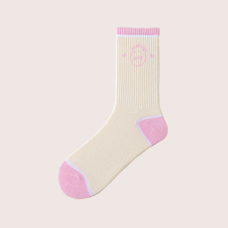 Calcetines de marca de moda europea y americana AJ1 gancho TS nombre conjunto ocio deportes medias moda calcetines hombres y mujeres mismo estilo
