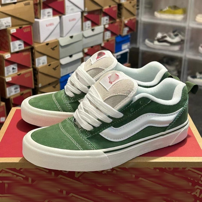 Putian Shoes Vans Bread Shoes Knu Skool Canvas Shoes Men's and Women's Retro Casual Couple Sports Shoes