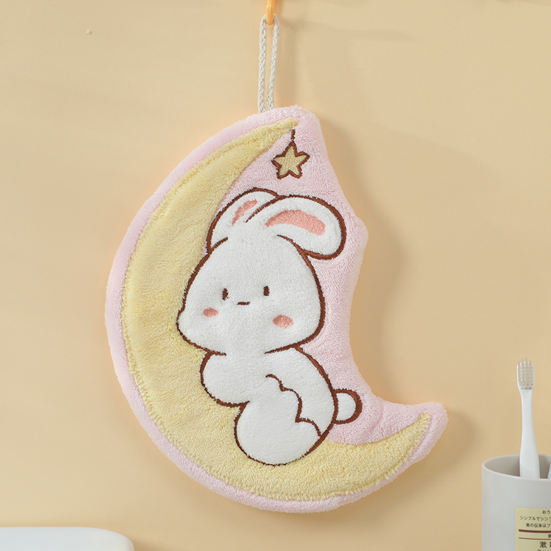 浴室用ハンドタオル、かわいい動物の吸水性小さなタオル、卸売厚くて柔らかいキッチン漫画の雑巾|undefined