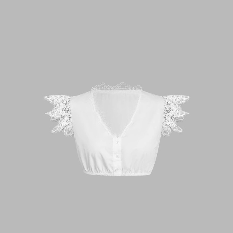 2025 Women's Oktoberfest Lace Bavarian Traditional Dirndl Top German Beer Short Top 2025 Women's Oktoberfest Lace Bavarian Traditional Dirndl Top German Beer Short Top