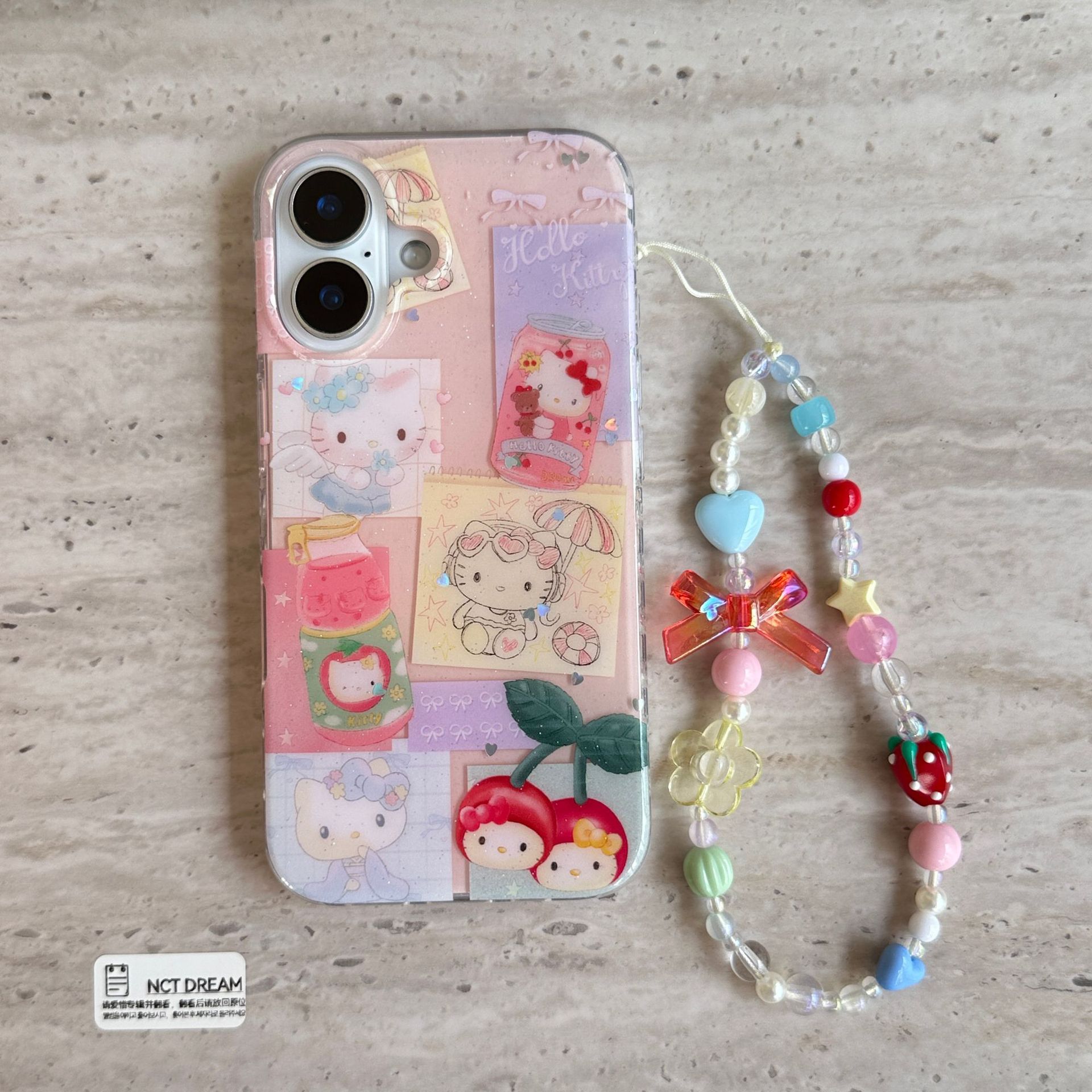 Linda cereza a cuadros con costuras para Apple 16ProMax funda para teléfono móvil 15/14 nicho 13 femenino 15Pro nuevo 16