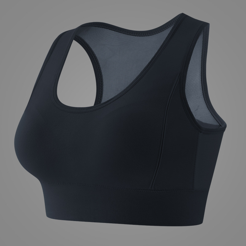 Ropa interior deportiva para mujer, a prueba de golpes y anti-caída, chaleco para correr con almohadilla para el pecho, ropa de fitness, sujetador de yoga de alta intensidad de primavera, bra