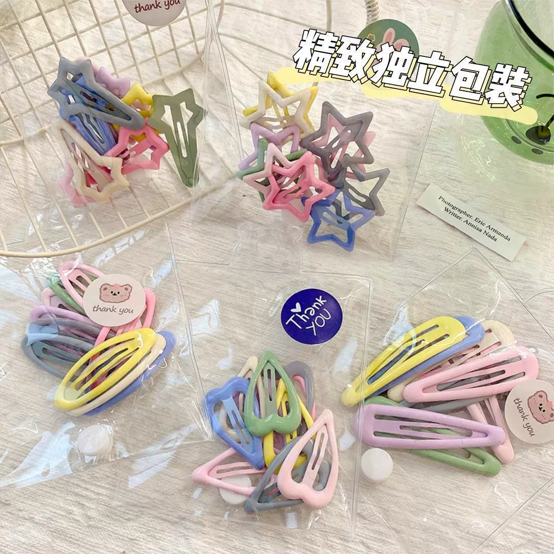 Элитная корейская маленькая девочка высокого класса пятиконечная заколка для волос