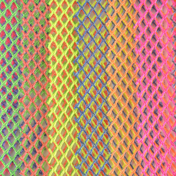 Factory Wholesale Diamond Mesh Polyester Warp Four-corner Mesh Fabric Shoe Material Luggage Handbag Fabric