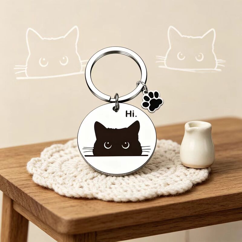 Amazon Cute Cat Stainless Steel Keychain Funny Cat Lover Gift I Do What I Want Amazon Cute Cat Stainless Steel Keychain Funny Cat Lover Gift I Do What I Want